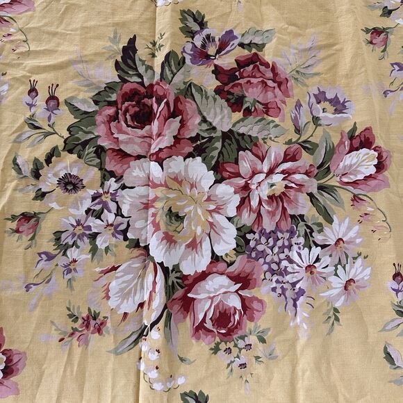 RALPH LAUREN Sophie Brooke TWIN  Flat Sheet Country Cottage Shabby Chic - Picture 1 of 6